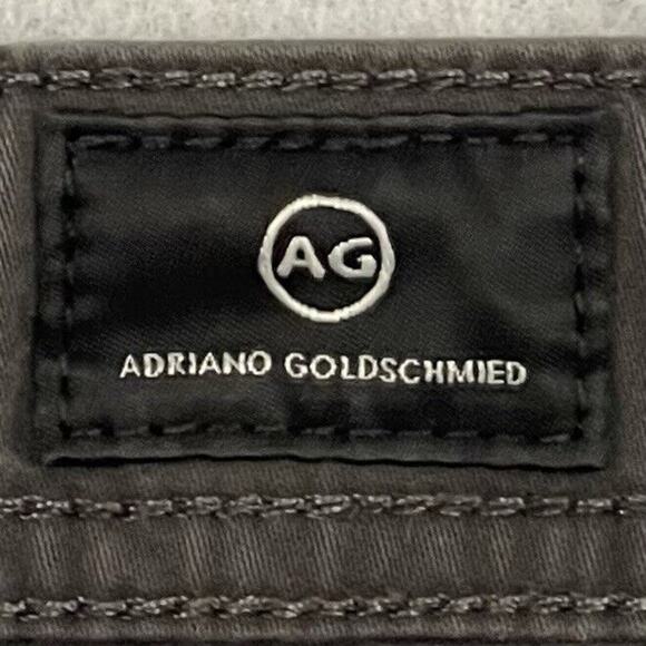 AG Adriano Goldschmied Everett Pants Mens 30X32 Gray Slim Straight Fit Stretch - Picture 2 of 15